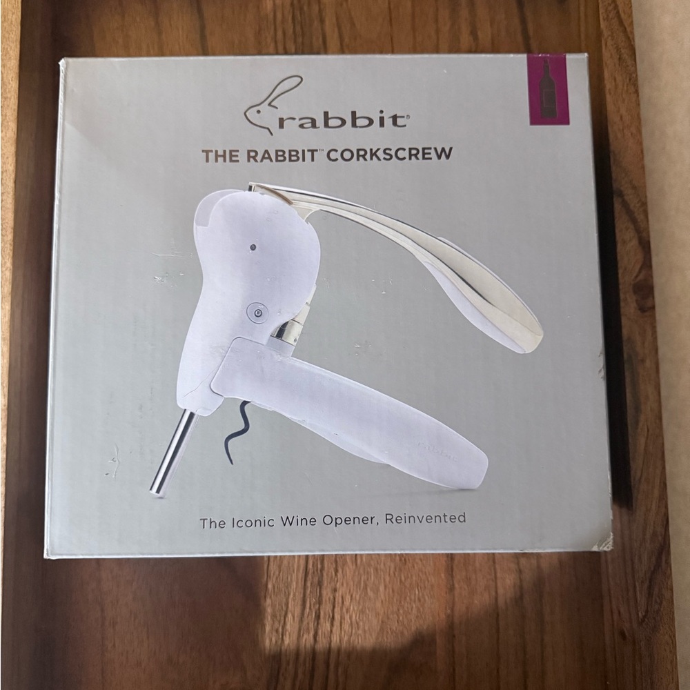 Rabbit Wine The Rabbit Corkscrew‎ | White | NWT